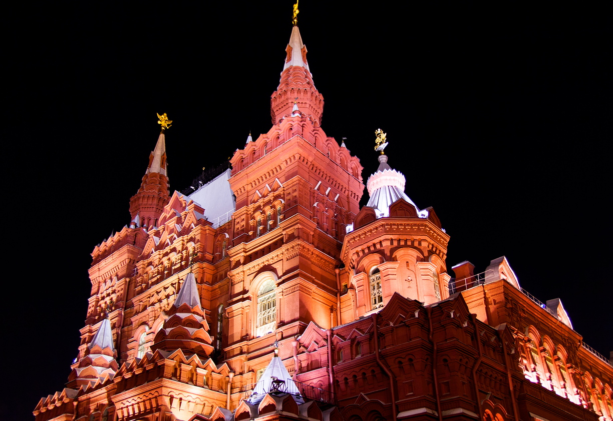 Red Square at night