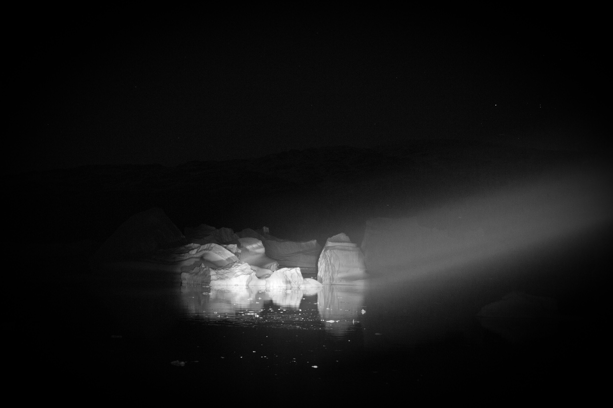 Icebergs Passing in the Night