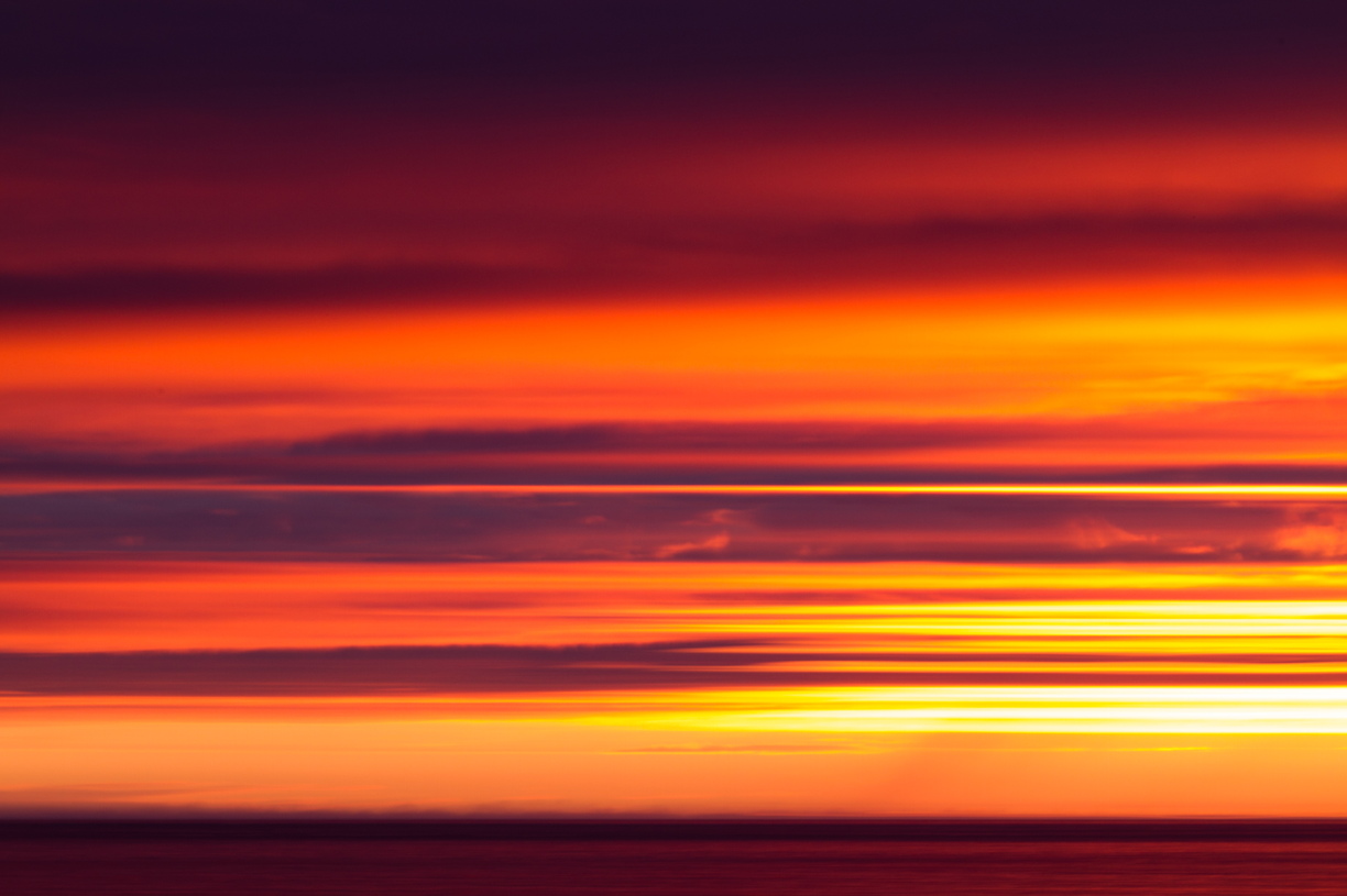 Sunset in the Arctic, Abstract